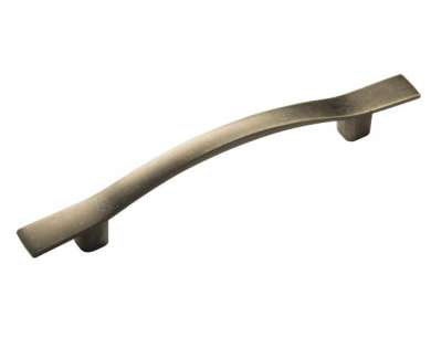 Мебельная ручка-скоба edson 2100 ANTIQUE BRONZE/SILVER/CHROME 96 мм